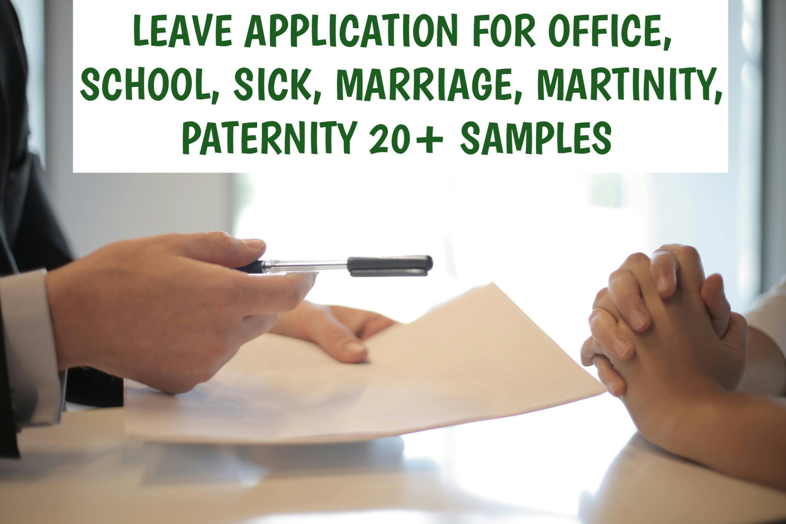Leave application